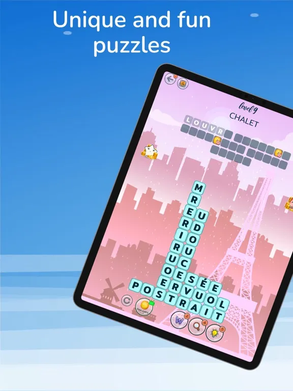 Captures d'écran de Word World Travel Crosswords iPad 