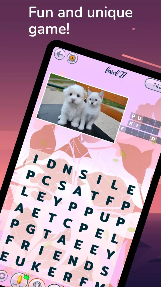 Screenshot di Word Search Pictures Crossword