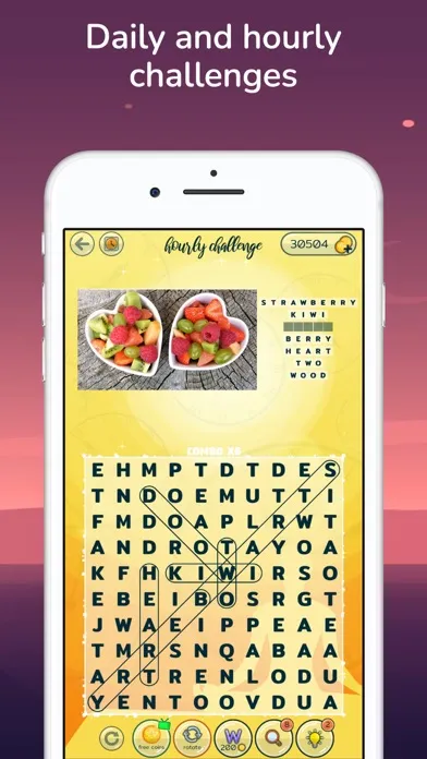 Capturas de tela do Word Search Pictures
