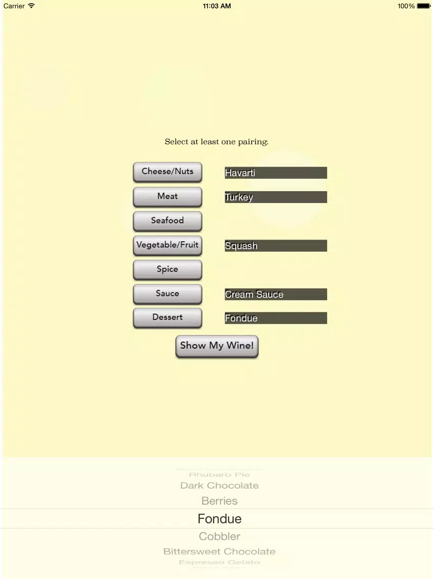 Скриншоты Which Wine? iPad 