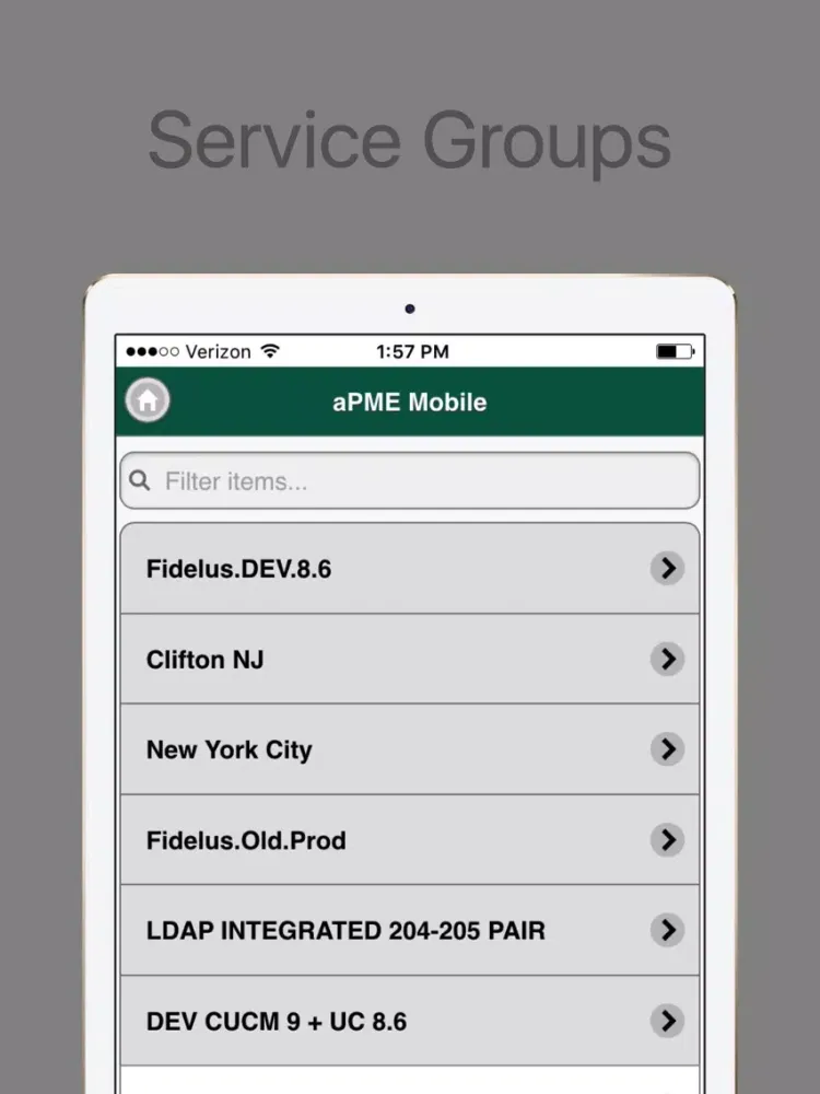 aPME Mobile iPad  स्क्रीनशॉट