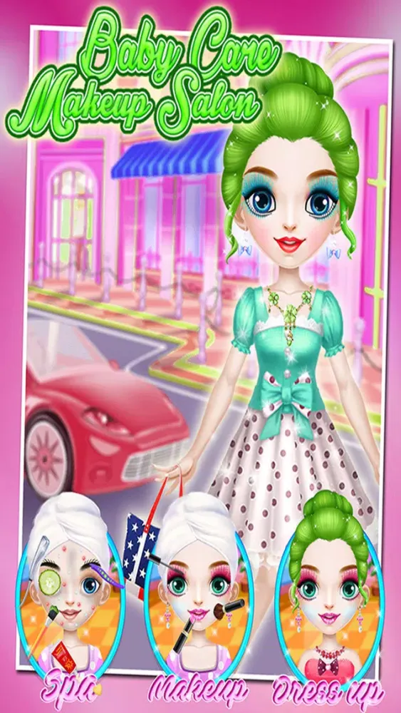 Capturas de pantalla de Baby Care Makeup Salon - Makeover Free Games for kids & girls