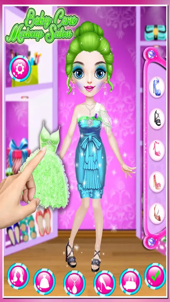 Capturas de pantalla de Baby Care Makeup Salon - Makeover Free Games for kids & girls