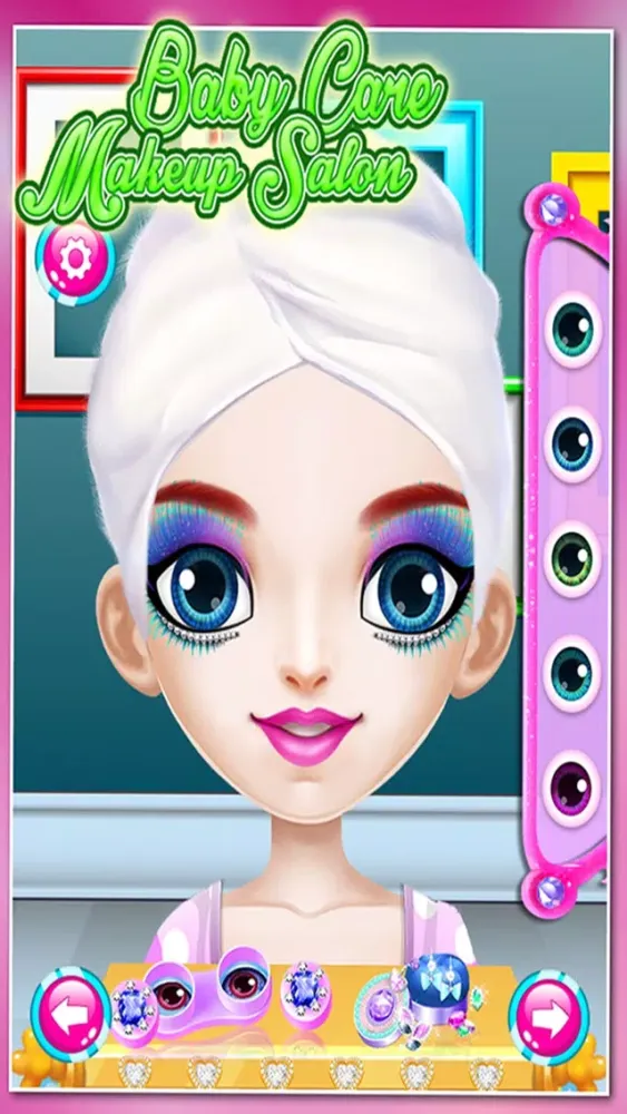 Capturas de pantalla de Baby Care Makeup Salon - Makeover Free Games for kids & girls