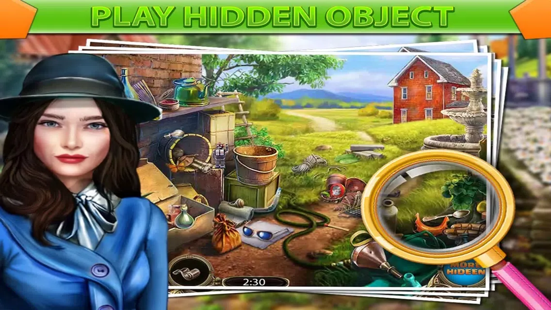 Capturas de tela do Family in Farm Town - find missing hidden objects
