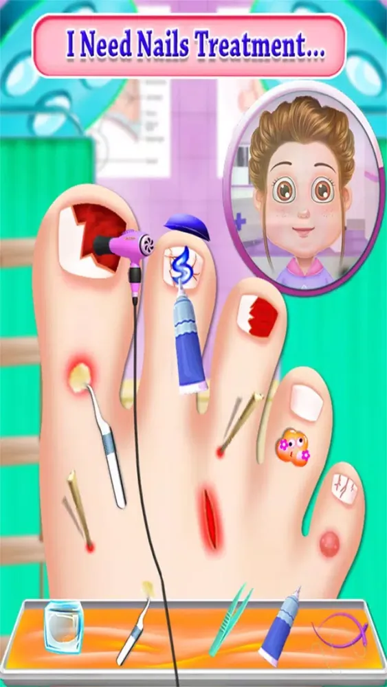 Скриншоты Kids Nail Doctor