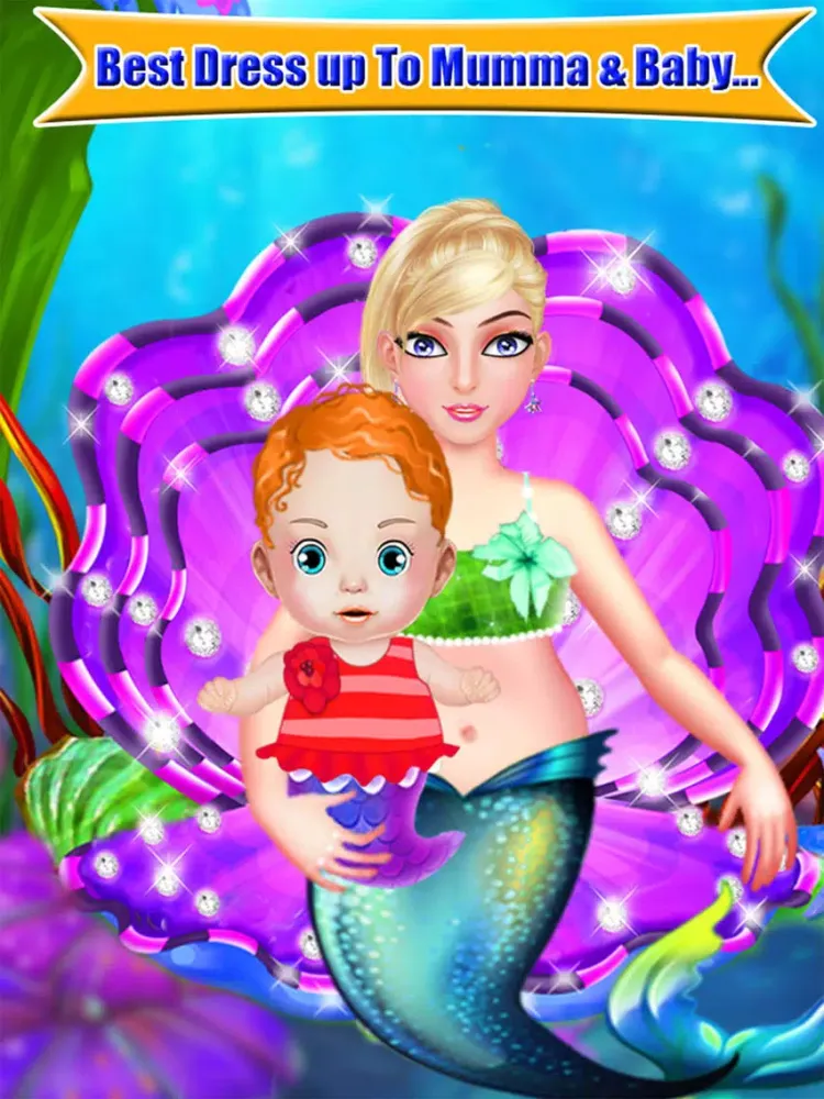 Mermaid Born New Baby - Baby Child Born - New Born Baby Care iPad Screenshots