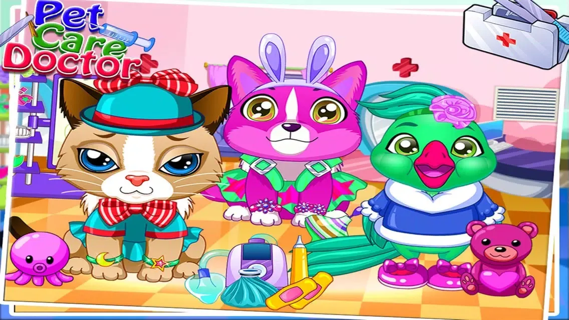 Pet Care Doctor - Surgery for Pet in the hospital by veterinary Doctor Free games for Kids Screenshots