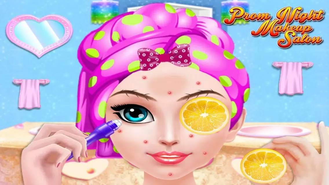 Prom Night Makeup Salon - Princess Party for Virtual Makeover Girls game স্ক্রিনশট