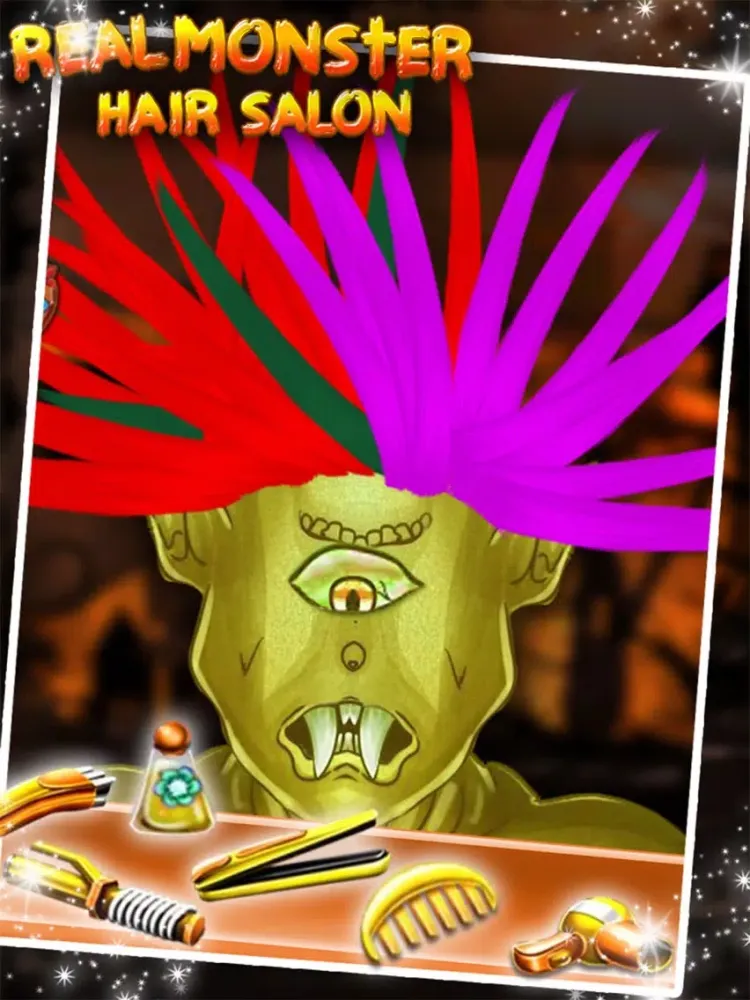 Captures d'écran de Real Monster Hair Salon - Monster Hairstyle iPad 