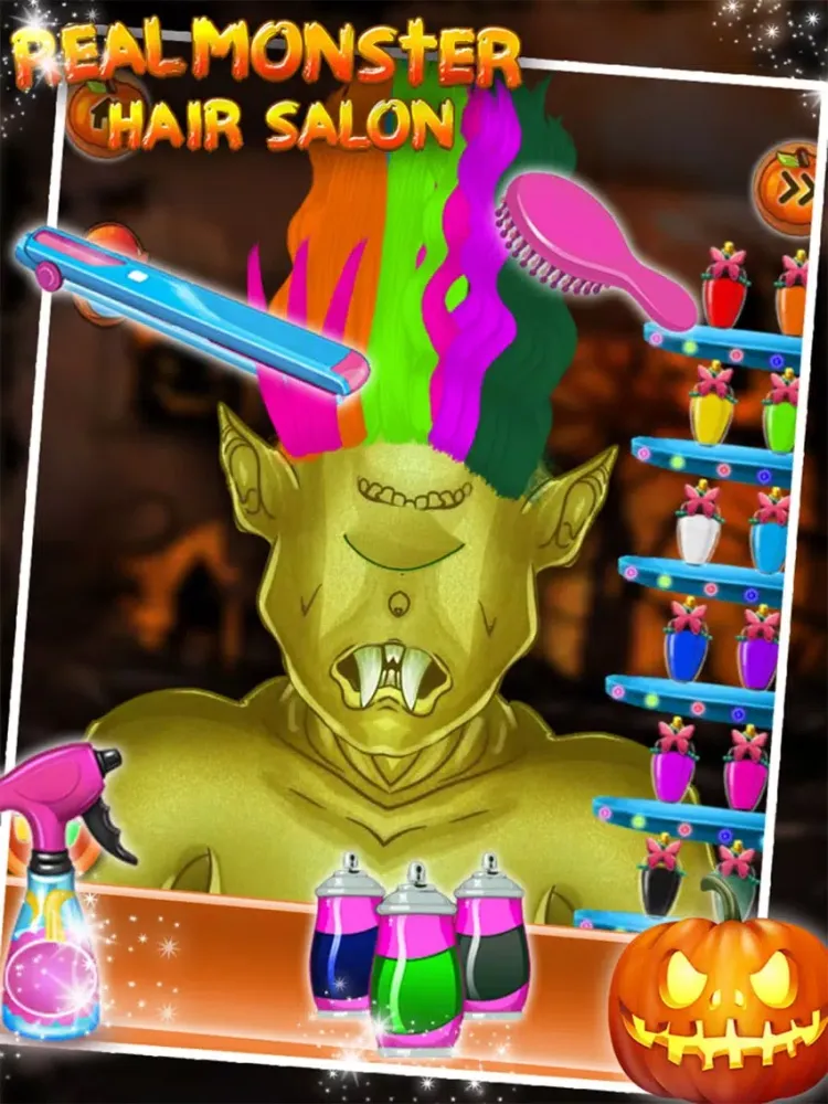 Captures d'écran de Real Monster Hair Salon - Monster Hairstyle iPad 