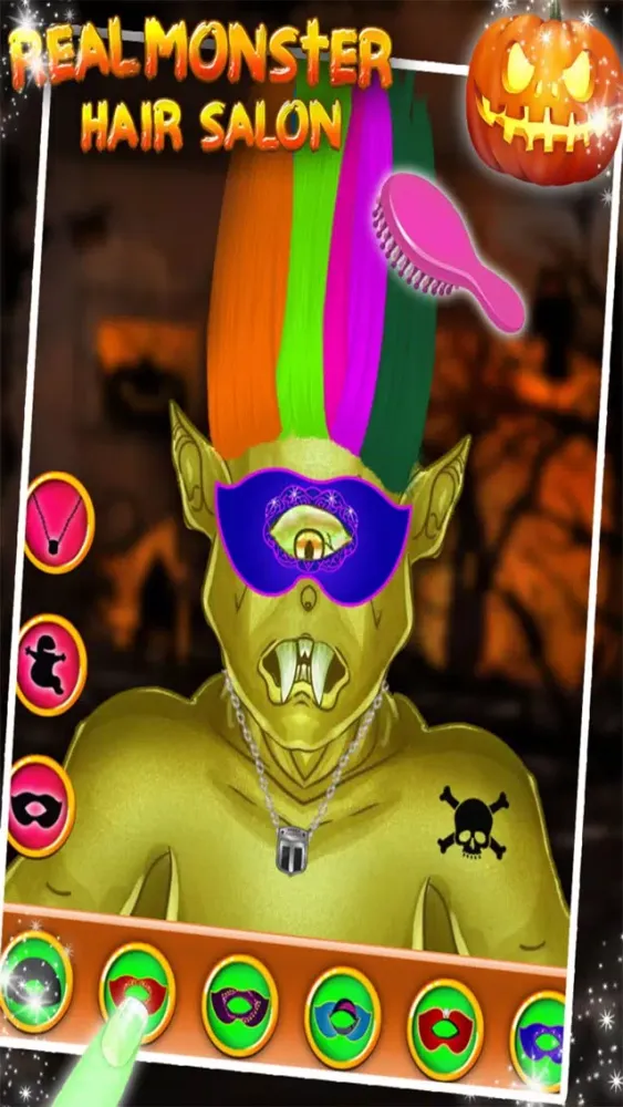 Captures d'écran de Real Monster Hair Salon - Monster Hairstyle