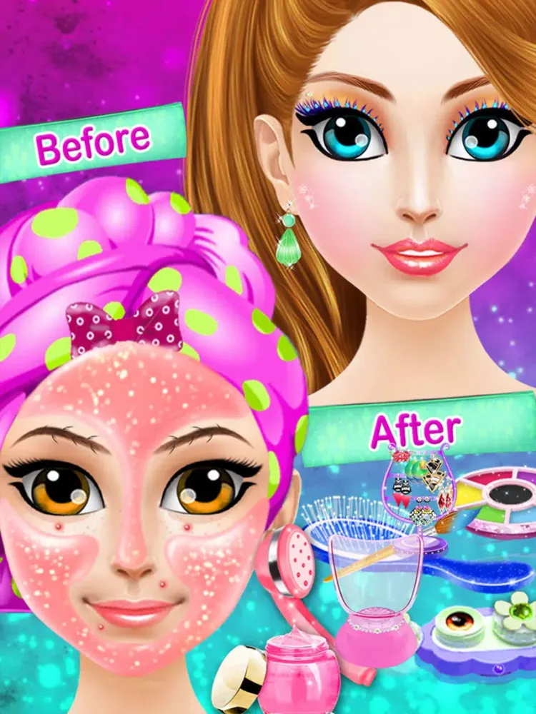 ภาพหน้าจอของ Wedding Planner Salon - Princess Makeup & Dress up games for kids & Girls iPad 