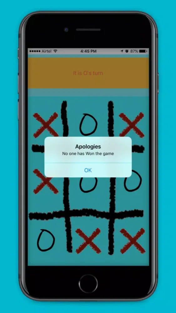 Скриншоты zero kata(Tic Tac Toe)
