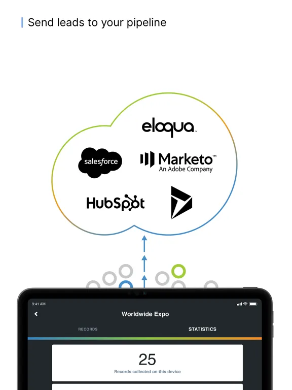 ภาพหน้าจอของ Integrate Events Lead Capture iPad 
