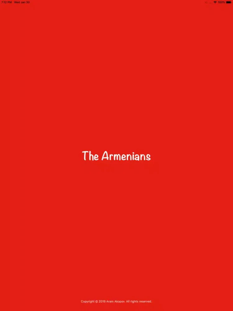 Capturas de tela do The Armenians iPad 