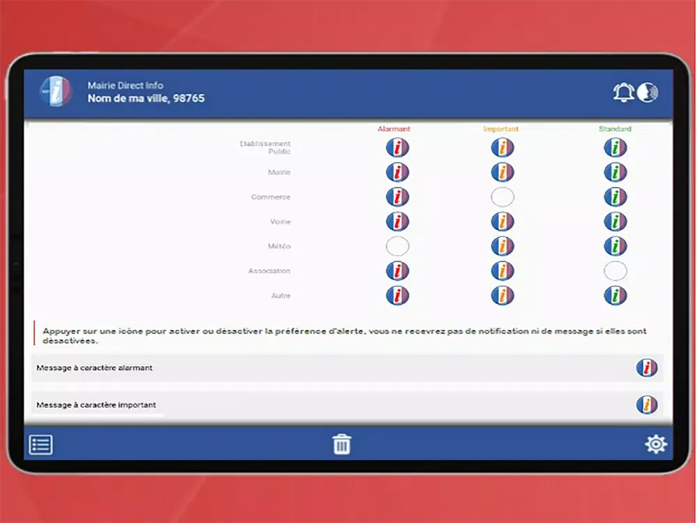 Mairie Direct Info (MDI) iPad  स्क्रीनशॉट