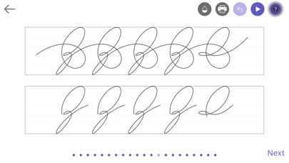Calligraphy: Cursive Writing 스크린샷