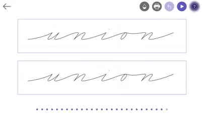 Screenshot di Calligraphy: Cursive Writing