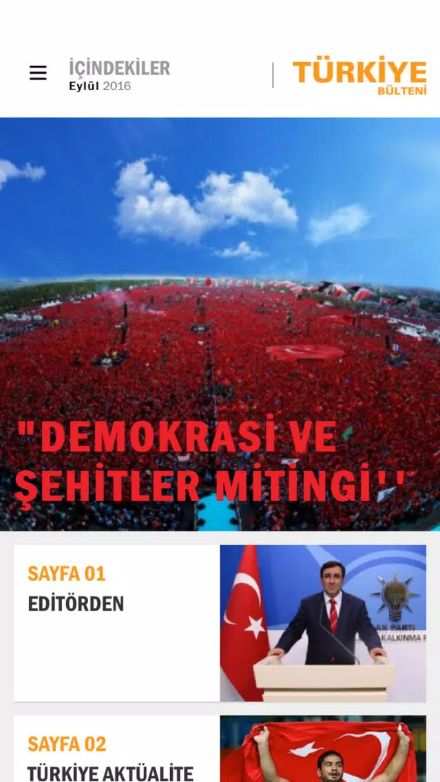 Türkiye Bülteni应用截图