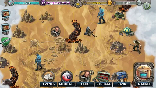 Capturas de tela do Gunspell - Match 3 Puzzle RPG