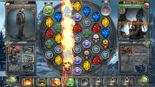 Gunspell - Match 3 Puzzle RPG-screenshot-1