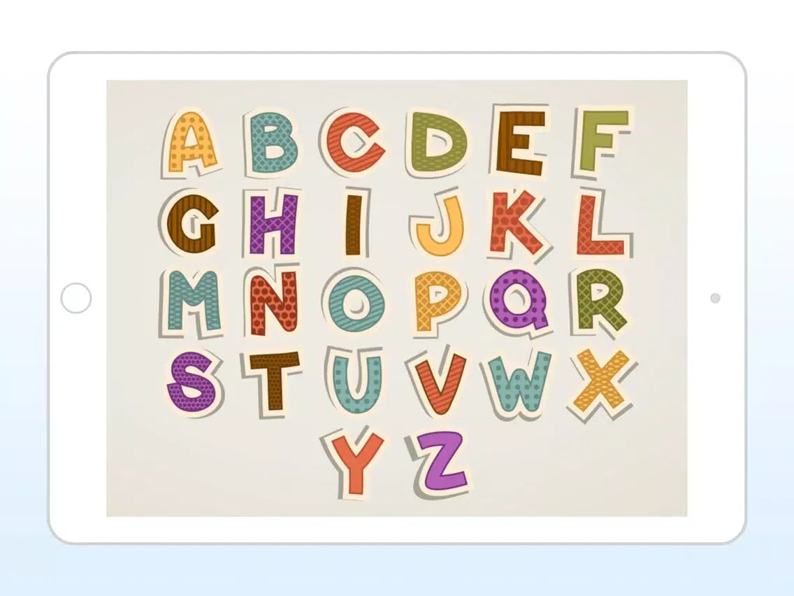 learning A-Z Alphabet games for kids & toddler iPad  سکرین شاٹس