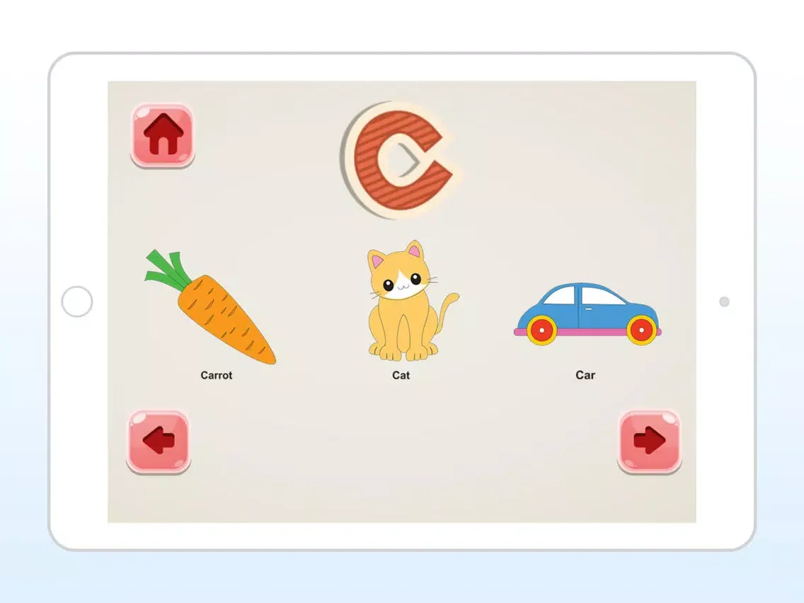 learning A-Z Alphabet games for kids & toddler iPad  سکرین شاٹس