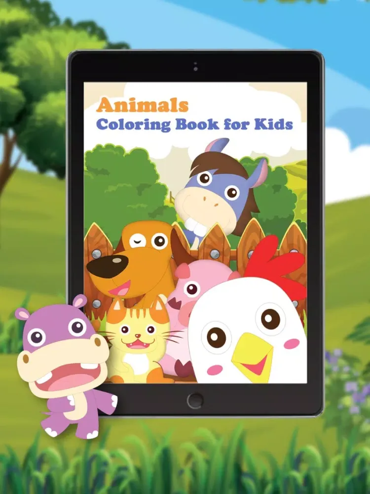 Captures d'écran de Animals, Coloring Book for Kids iPad 