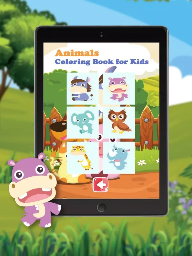 Captures d'écran de Animals, Coloring Book for Kids iPad 