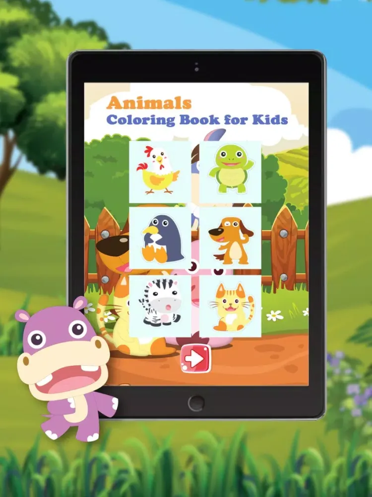 Captures d'écran de Animals, Coloring Book for Kids iPad 