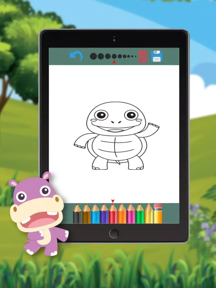 Captures d'écran de Animals, Coloring Book for Kids iPad 