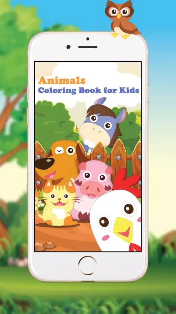 Captures d'écran de Animals, Coloring Book for Kids