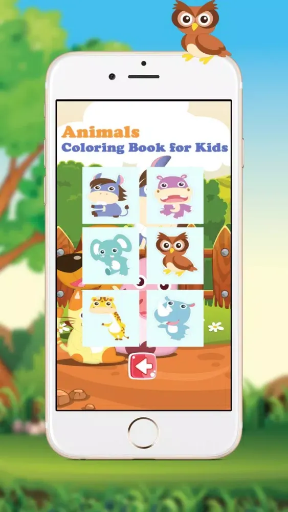 Captures d'écran de Animals, Coloring Book for Kids