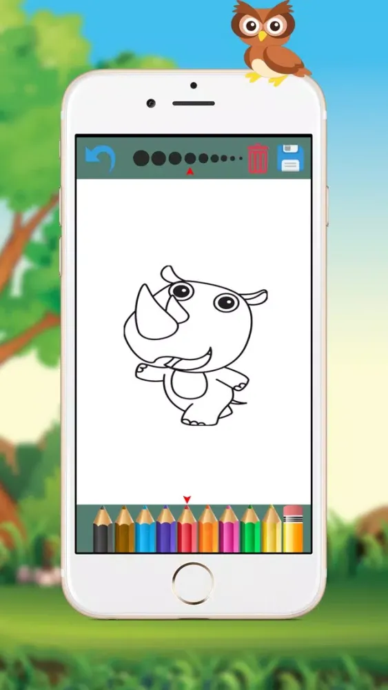 Captures d'écran de Animals, Coloring Book for Kids