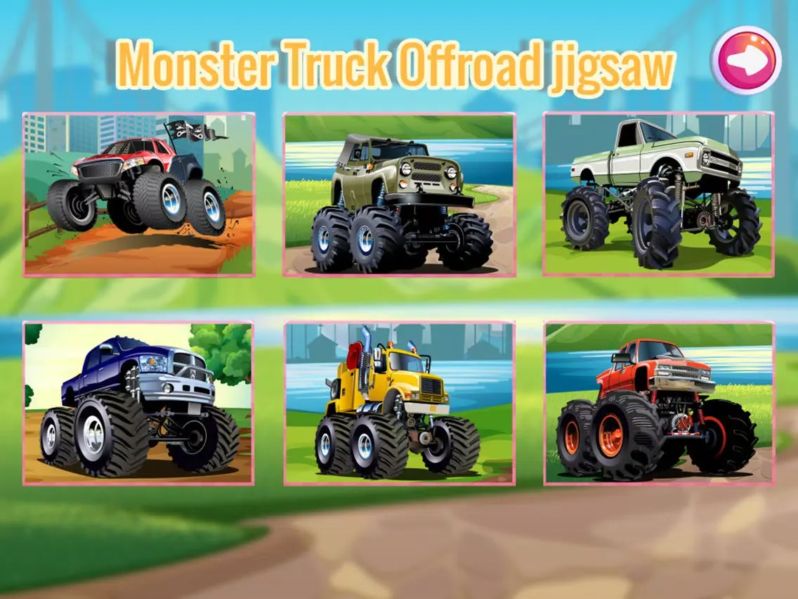 Monster Truck Offroad jigsaw puzzles iPad  স্ক্রিনশট