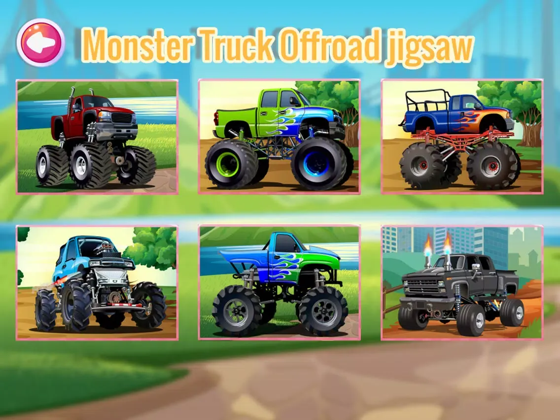Monster Truck Offroad jigsaw puzzles iPad  স্ক্রিনশট
