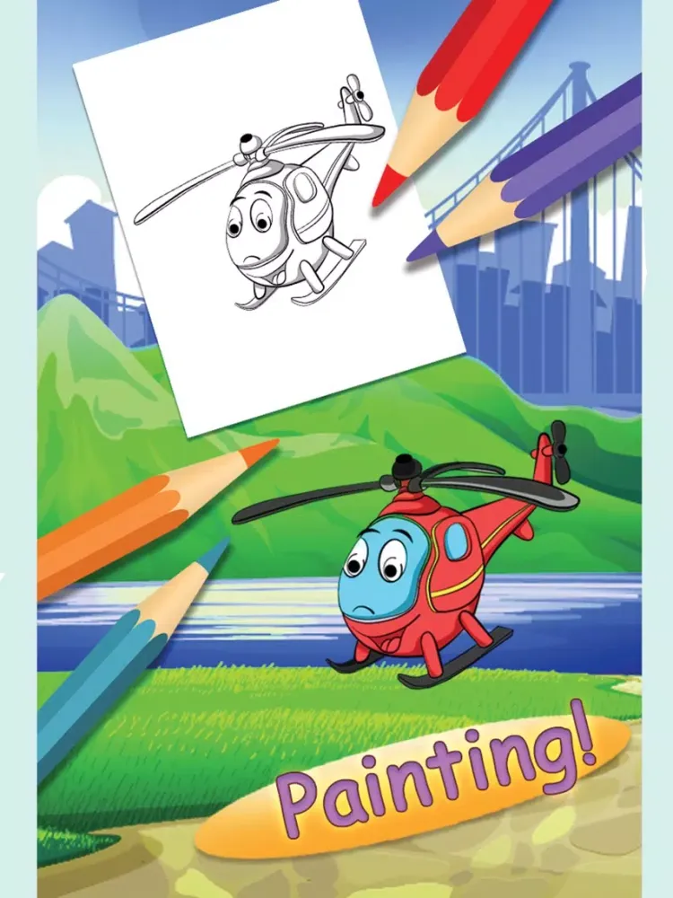Captures d'écran de Cars , Coloring book for kids iPad 