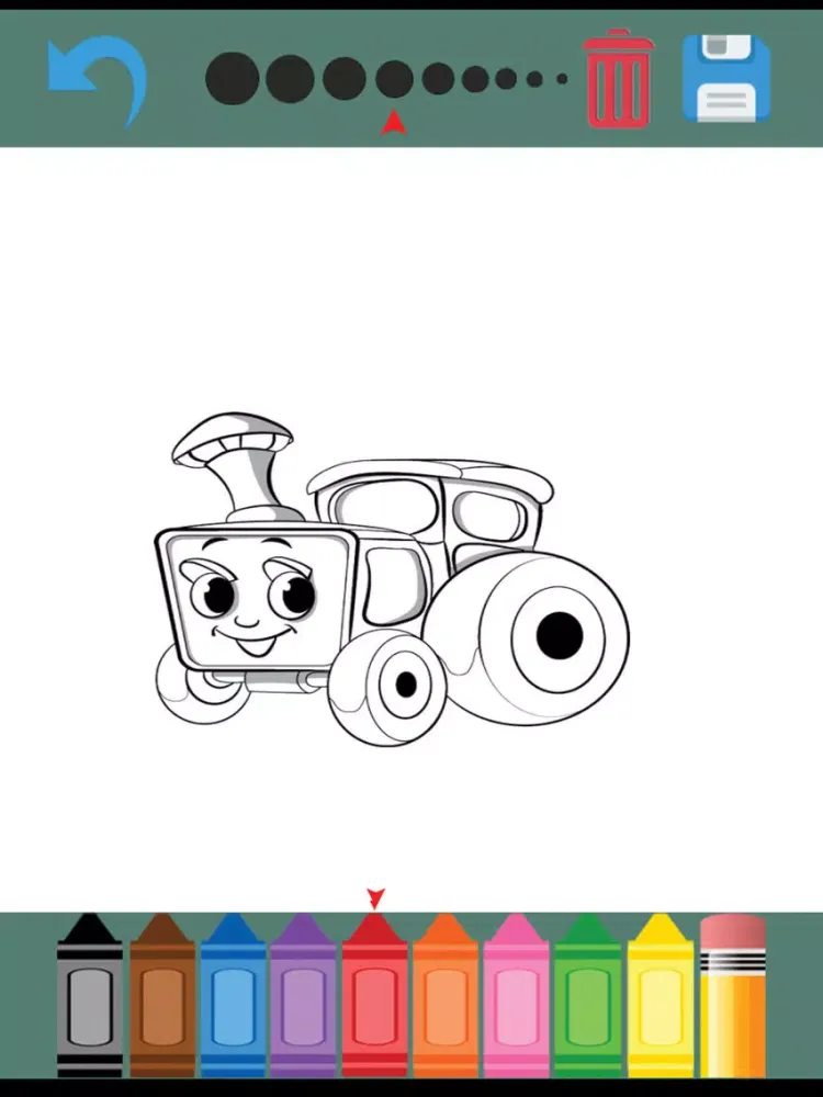 Captures d'écran de Cars , Coloring book for kids iPad 