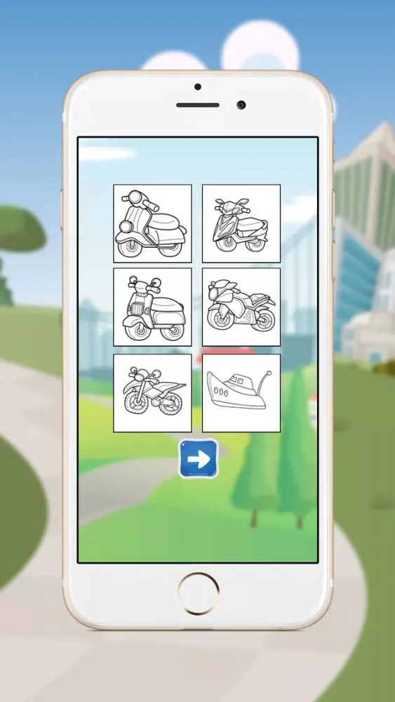 Ảnh chụp màn hình của Vehicles Coloring Book - Fun Painting for Kids
