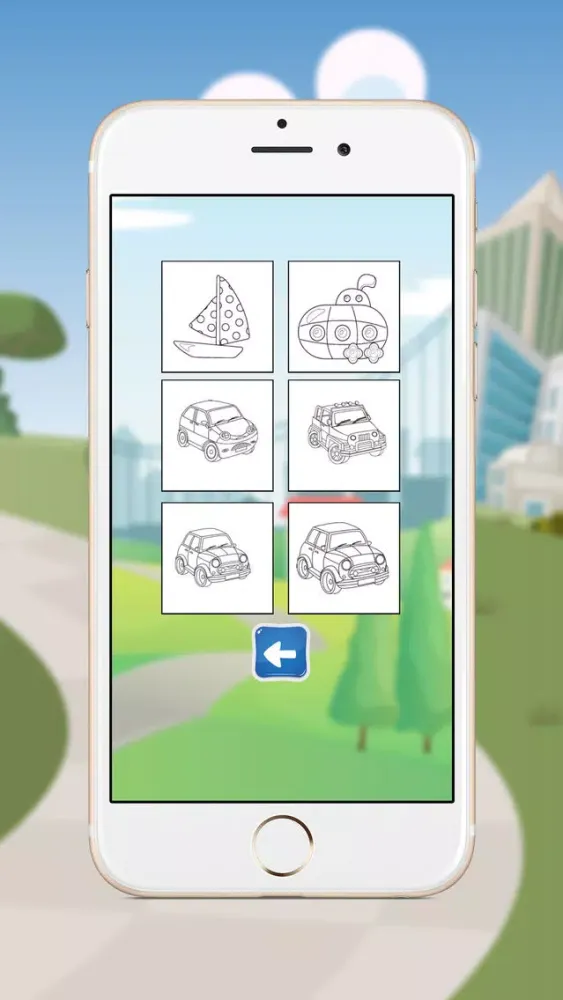 Ảnh chụp màn hình của Vehicles Coloring Book - Fun Painting for Kids