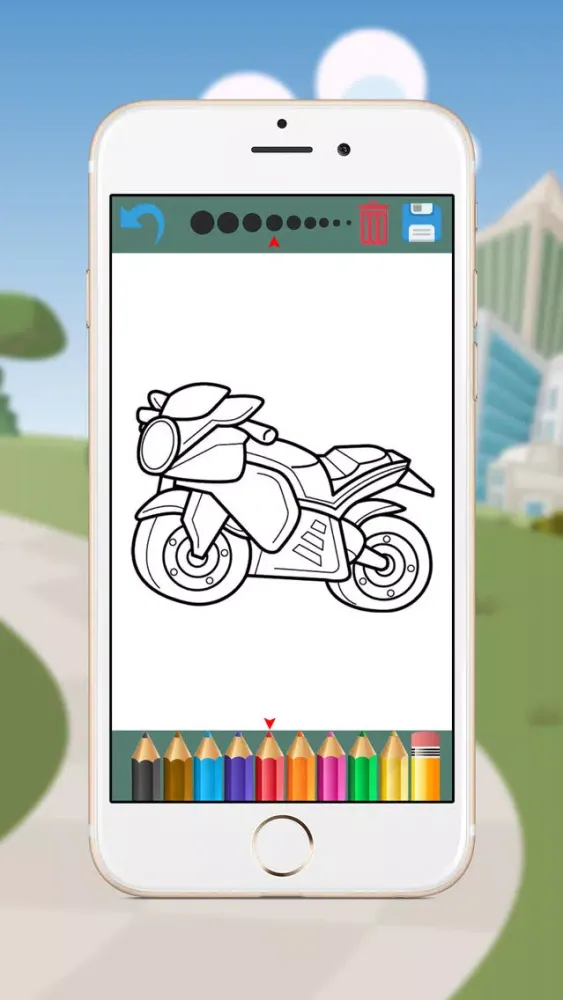 Ảnh chụp màn hình của Vehicles Coloring Book - Fun Painting for Kids