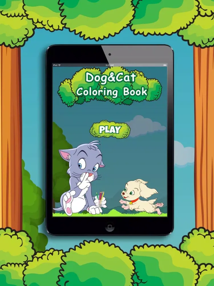 Captures d'écran de Cat & Dog Animal Coloring Book Games iPad 