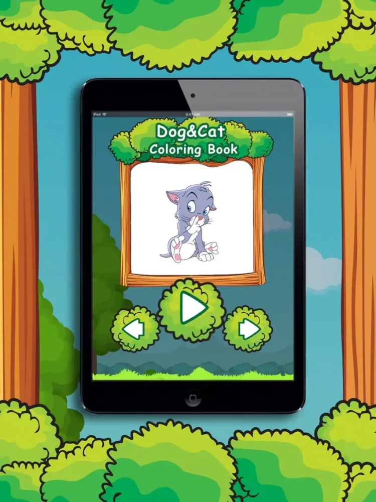 Captures d'écran de Cat & Dog Animal Coloring Book Games iPad 
