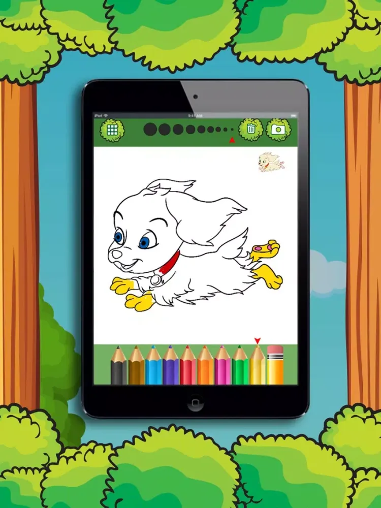 Captures d'écran de Cat & Dog Animal Coloring Book Games iPad 