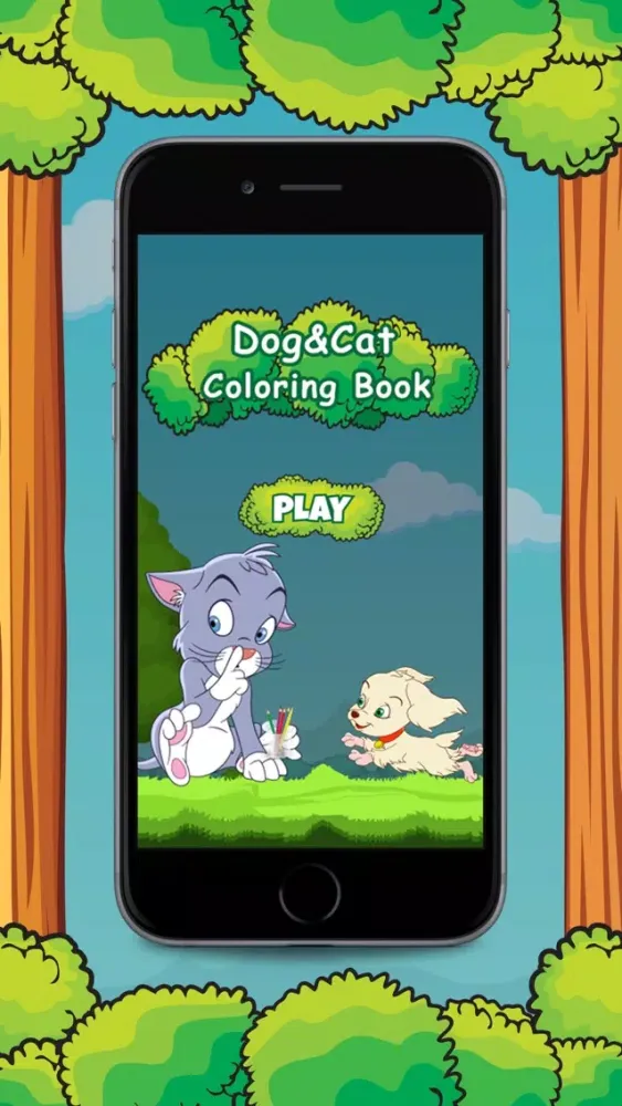 Captures d'écran de Cat & Dog Animal Coloring Book Games