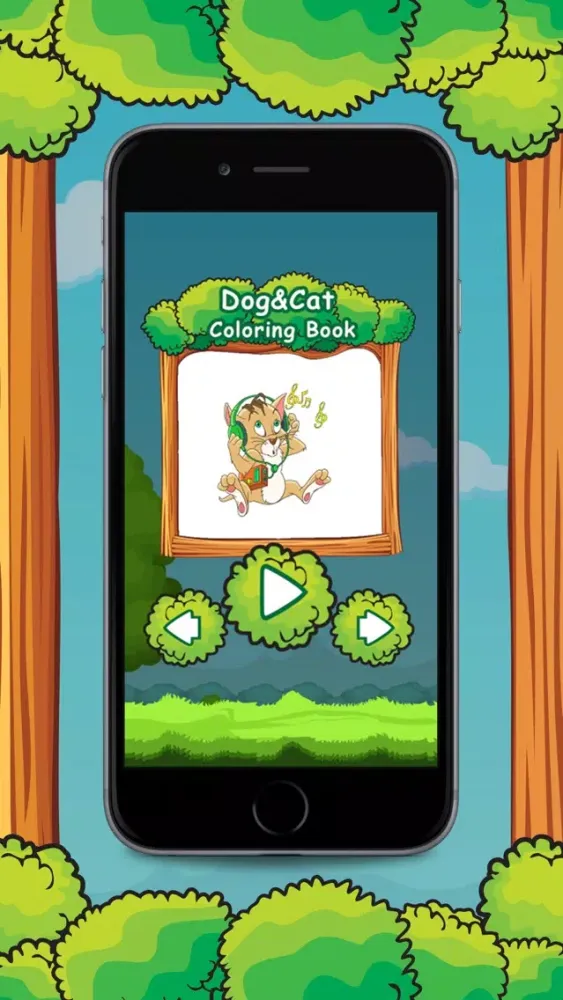 Captures d'écran de Cat & Dog Animal Coloring Book Games