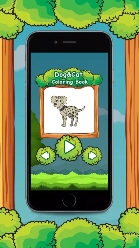 Captures d'écran de Cat & Dog Animal Coloring Book Games