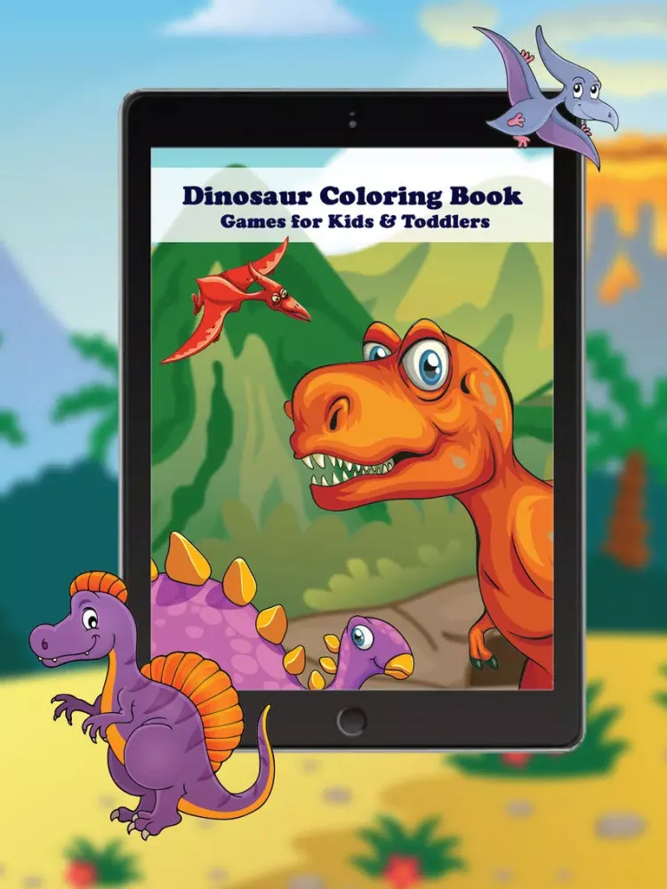 Dinosaur Coloring Book - Coloring Games for Kids & iPad 应用截图