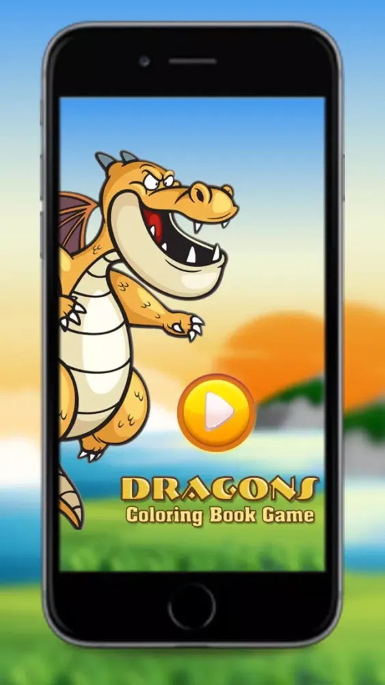 Dragons Coloring Book Game for Little Kids スクリーンショット